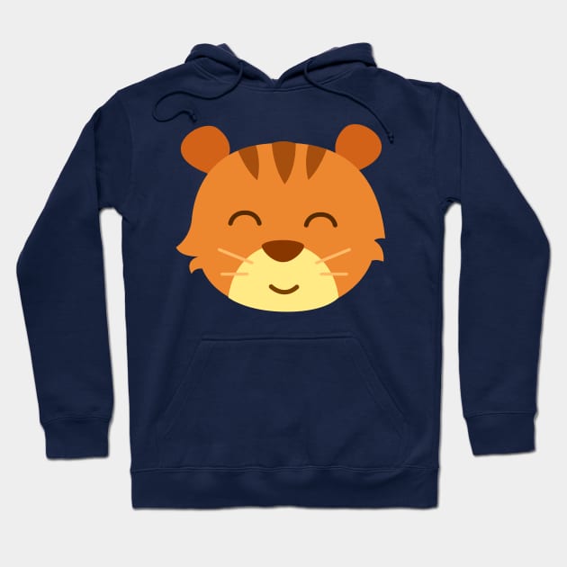 Tiger Face Hoodie by samshirts